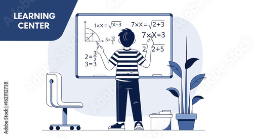 Illustrative Math Educator Teaching Algebra Equations in a Classroom Setting