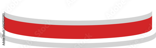 Red and white curved stripe design with smooth gradient vector graphic element for modern decoration and branding purposes Free Download Red and white curved stripe design with smooth gradient vector graphic element for modern decoration and branding purposes - GFXLoad