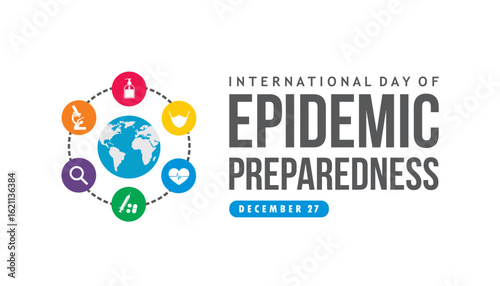 international day of epidemic preparedness vector concept design
