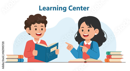 Engaging Learning Environment With Teacher And Student In Classroom Concept