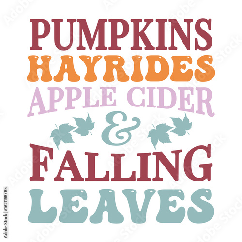 pumpkins hayrides apple cider and falling leaves