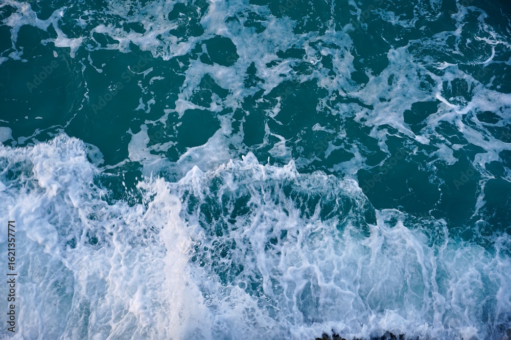 Fototapeta premium blue water splash