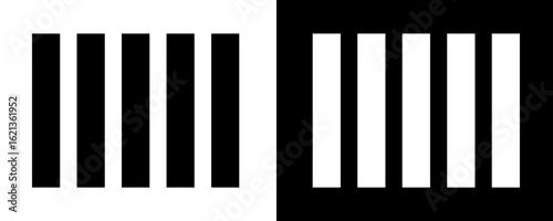 Crosswalk icon. Pedestrian zebra symbol, street cross line, crossing silhouette, pedestrian icon