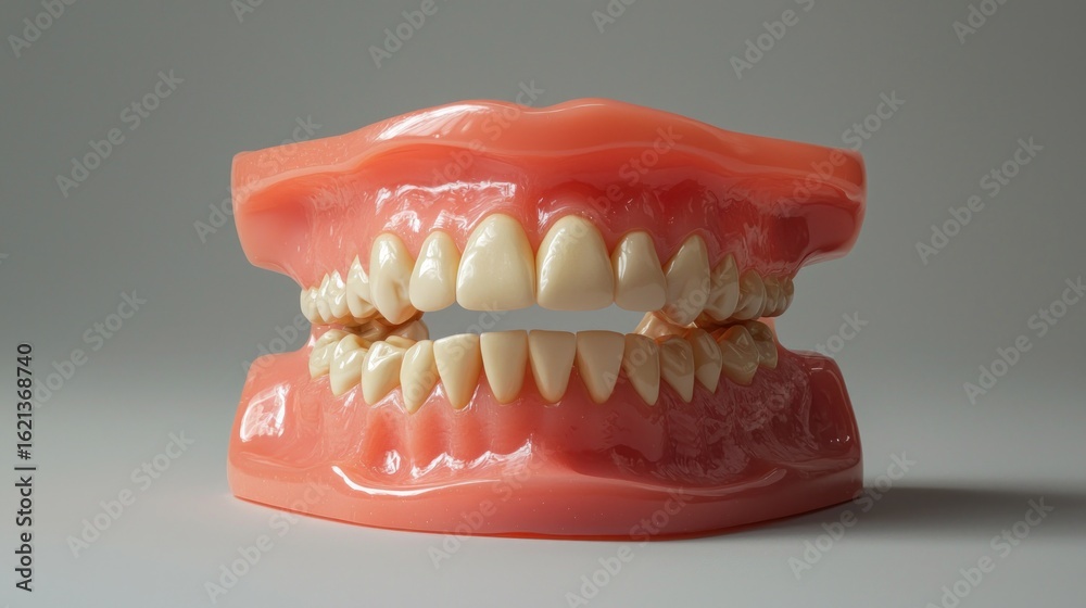 Fototapeta premium Dental model teeth and gums