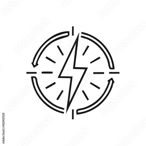 Electricity Flow: Linear Design of Energy Transformation and Power Generation