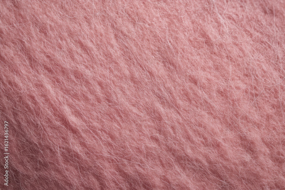Fototapeta premium Close-Up of Rose Pink Felt Wall Tile with Soft Texture