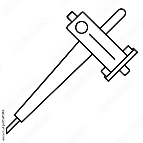 Mechanical caliper measurement tool design