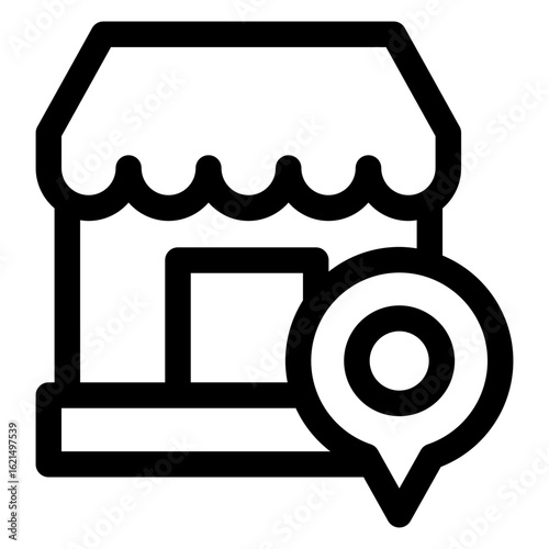 Store shop icon