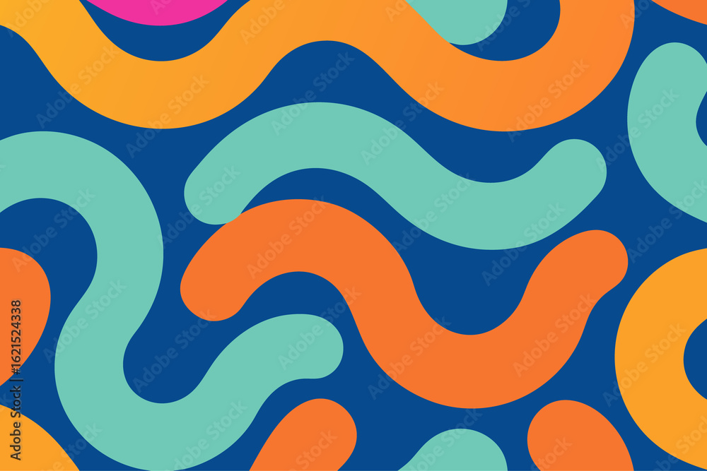 Irregular Organic Curves in Seamless Pattern Design Irregular Organic Curves in Seamless Pattern Design