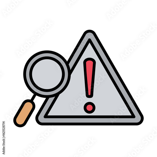 Incident Icon Vector Illustration Color Version 