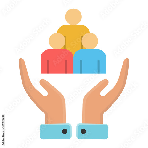 Support Icon Vector Illustration Flat Version