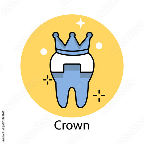 Crown Icon. Vector Design