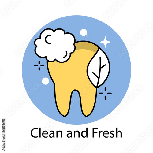 Clean and Fresh Icon. Vector Design