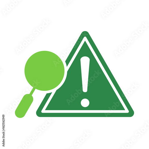Incident Icon Vector Illustration Green Version 