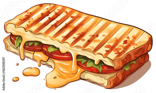 Grilled Cheese clip art preview