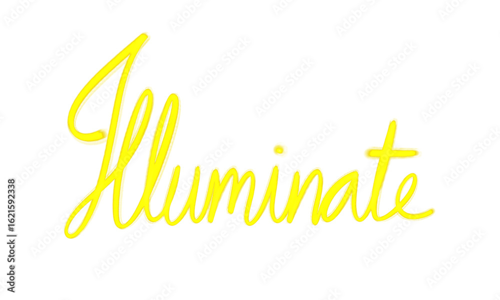 Obraz premium Handwritten lettering of the word 