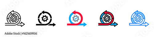 Agile icon multiple style 