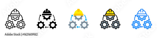 Engineering icon multiple style 