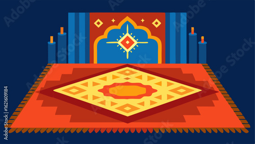 A statement piece rug such as a bold Persian or Turkish rug as the centerpiece of the room.