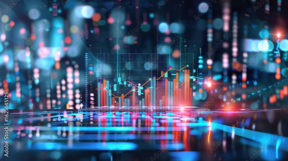 Obraz premium Abstract technology graphic