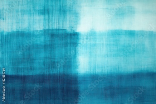 Abstract teal and turquoise horizontal ombre design.