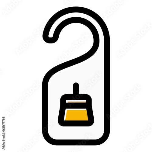 clean room door hanger icon