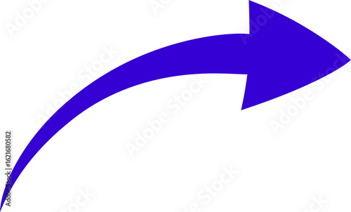Dark Blue Arrow PNG Image Icon: Directional Arrows for Web and Graphic Design