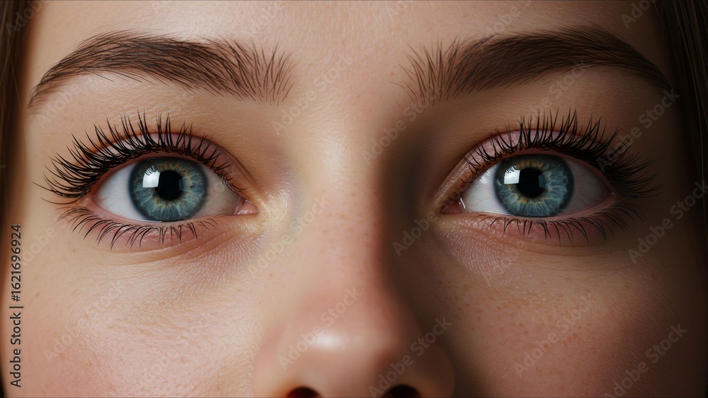 Naklejka premium CloseUp of Blue Eyes