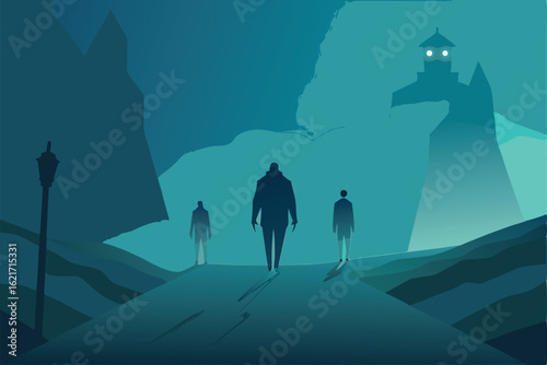 shadow monsters creeping through mist   (1).eps