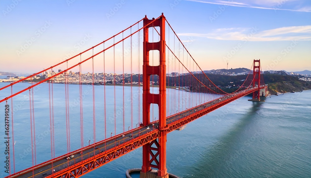 Fototapeta premium Golden Gate Bridge at sunrise