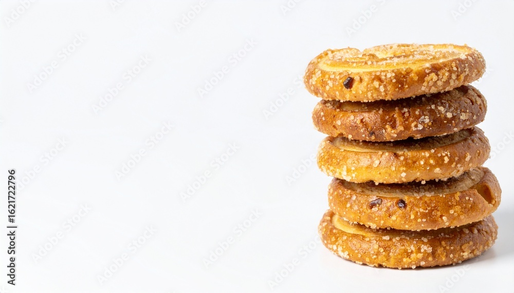 Deliciously sweet sugar cookies stacked high, ready to be enjoyed with coffee or tea Deliciously sweet sugar cookies stacked high, ready to be enjoyed with coffee or tea