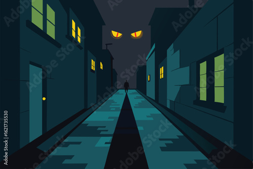 shadow alley with glowing eyes   (1).eps