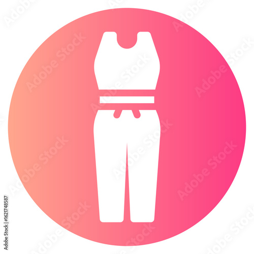 jumpsuit gradient icon
