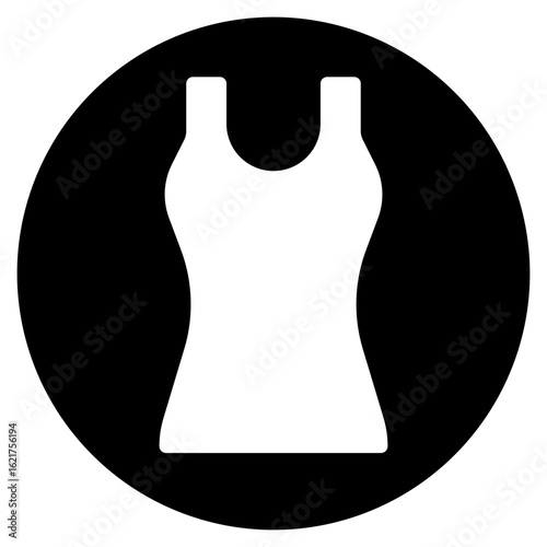 tank top glyph icon