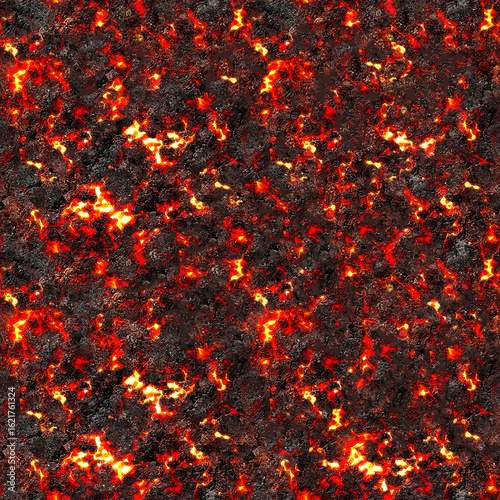 溶岩　シームレスパターン