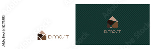 logo, symbol for real estate and business card