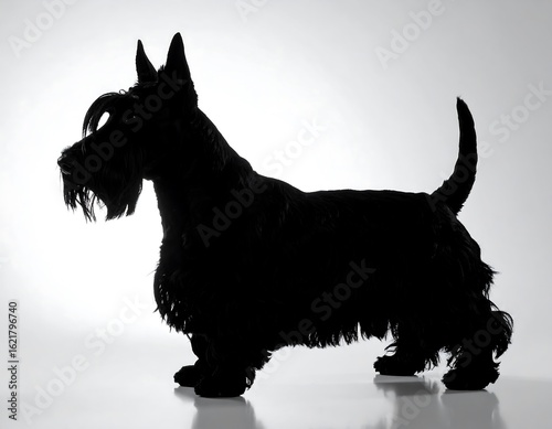 Silhouette of a Scottish Terrier (1)