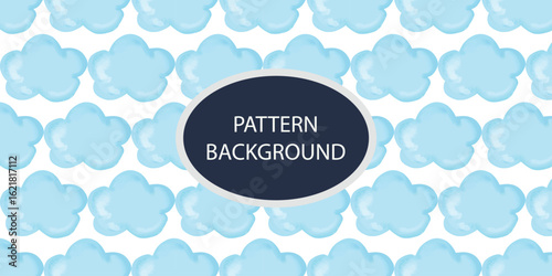 kawaii baby new born decoration element pattern background design. Pastel colors. Thin line icons of baby items. Also for printing on paper and fabric. 