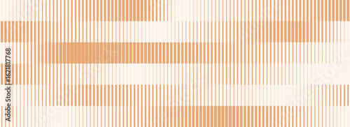 Beige striped halftone gradient texture. Fading line gradation background. Repeating strip pattern backdrop. Light brown parallel lines wallpaper. Vector halfton patern overlay. Doppler effect concept