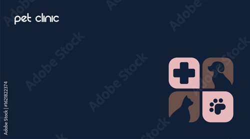 Character,  Symbol and Logo for Animal Hospitals