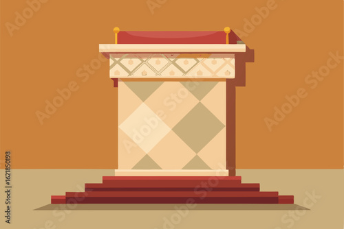 wooden podium with a soft ivory background  delica (1).eps