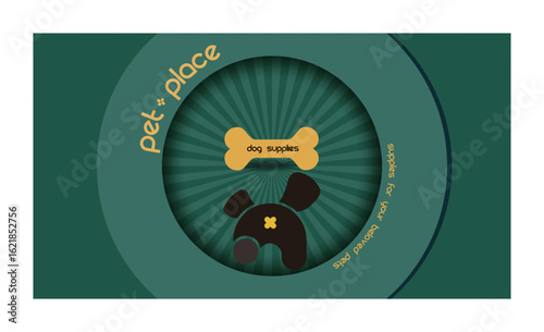 Wallpaper Mural Character,  Symbol and Logo for pet shop Torontodigital.ca