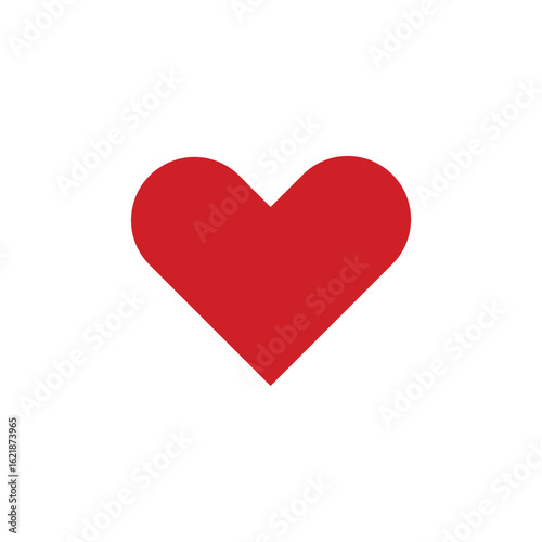 Vector illustration of a red heart icon with a minimalist design on a white background. This symbol of love, affection, and emotion is often used in graphic design, social media, and romantic-themed d Free Download Vector illustration of a red heart icon with a minimalist design on a white background. This symbol of love, affection, and emotion is often used in graphic design, social media, and romantic-themed d - GFXLoad
