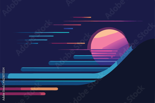 abstract chrome shapes with light reflections oncf d (100).eps