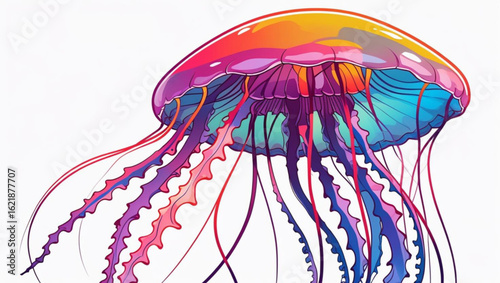 Ocean lights dance with jellyfish