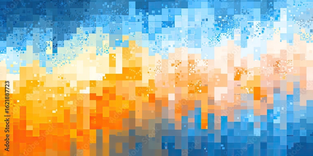 Abstract pixel art, a blend of vibrant colors. Abstract pixel art, a blend of vibrant colors.