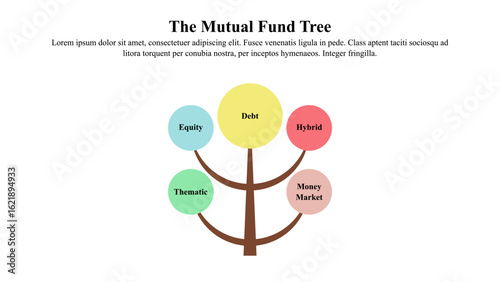 Infographic presentation of the mutual fund tree.