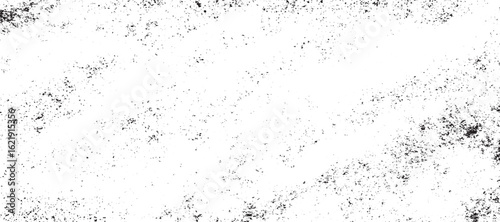 Dirty or dust film grain speck grit grunge overlay on  grain dot white paper noise texture with distress effect vector illustration pattern background