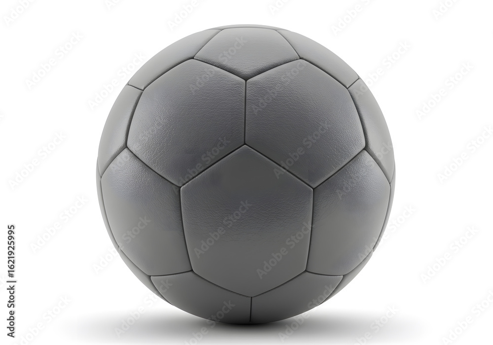 Fototapeta premium Gray soccer ball image