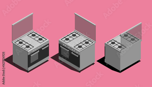 Big Freestanding Cooker